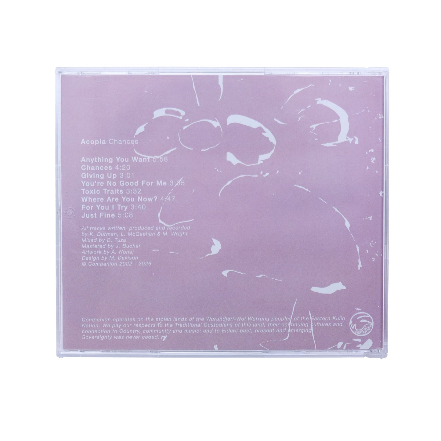 Chances CD in Clear Digicase