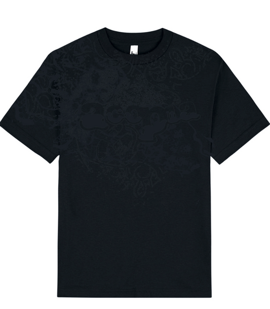 Acopia Overprint on Black t-Shirt